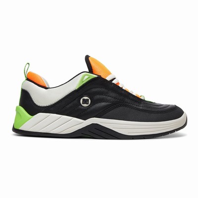 DC Williams Slim Men's Black/Orange/Green/White Skate Shoes Australia YWF-789